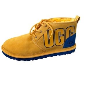 Ugg Chukka Shearling Boots Neumal Graphic Outline 13‎ Yellow